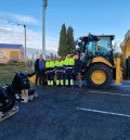 Alcañiz incorpora una excavadora mixta para mantener caminos rurales