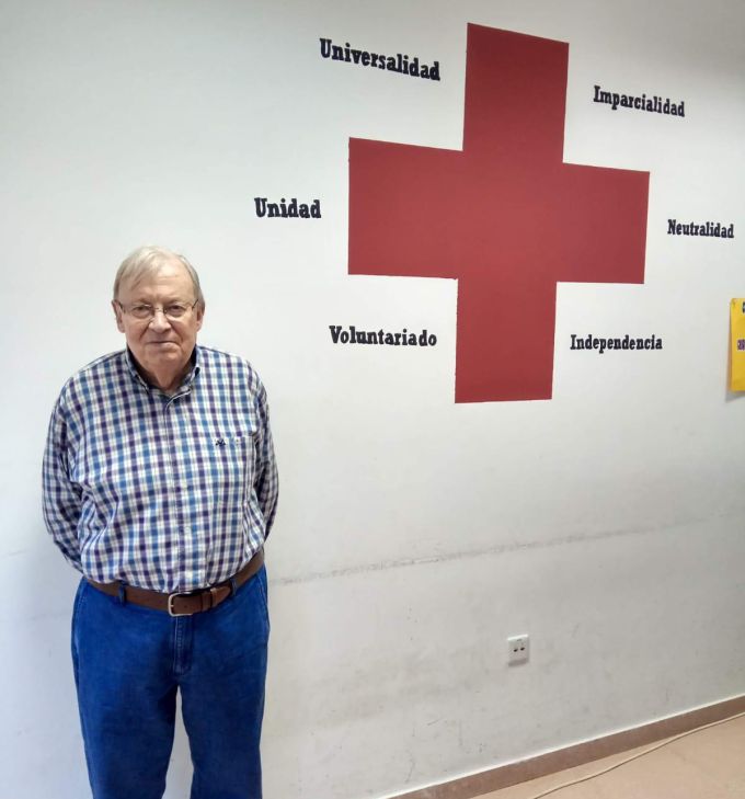 Ignacio Castañosa, colaborador de Cruz Roja en Calamocha: “En estos 40 años de voluntario en Cruz Roja he desarrollado el estímulo de ayudar a los demás”