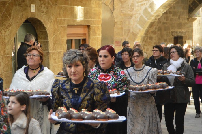 Las mujeres de Cretas, con las pastas
