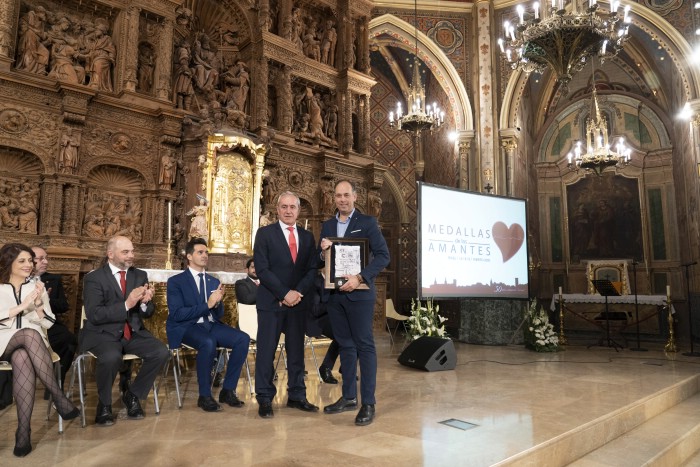 Juanjo Ríos, CEO?del grupo RM recogió la medalla por los 25 años