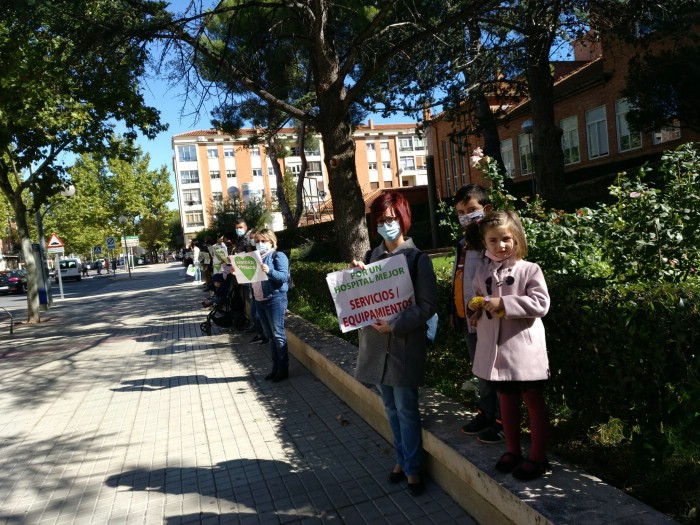 Cadena humana en Teruel