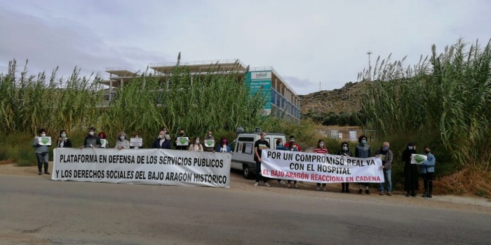 Imaqen de la cadena humana de Alcañiz