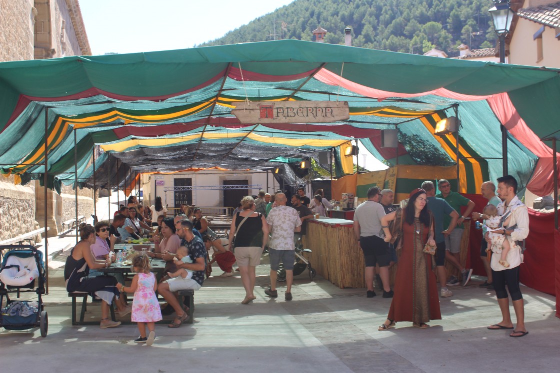 Ambiente que presentaba la taberna este sábado al mediodía