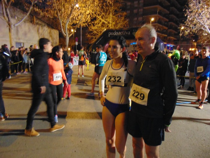 Elena Martín y su padre completaron juntos la carrera