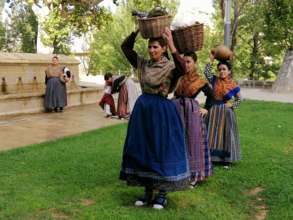 Una de las 13 imágenes del calendario será de la Fuente de los 72 caños de Alcañiz. Dabí Latas