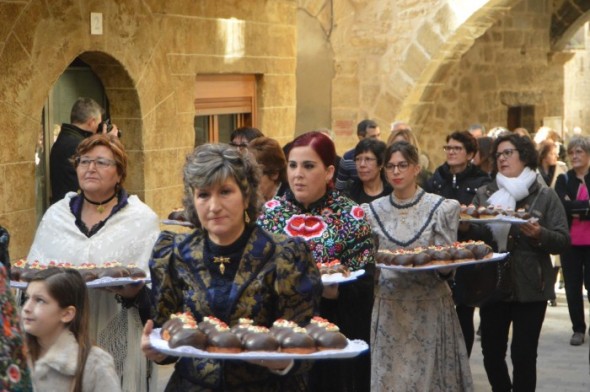 Las mujeres de Cretas, con las pastas