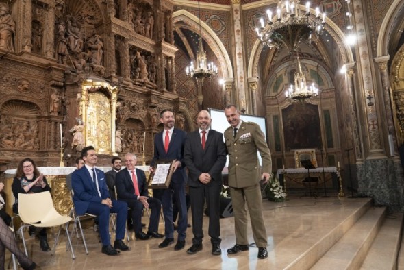 El subdelegado de Defensa recogió la medalla por los 25 años de la delegación de Teruel
