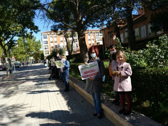 Cadena humana en Teruel