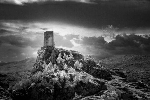 La imagen ganadora de 2018 muestra el castillo de Villel. Pedro Blesa Jarque