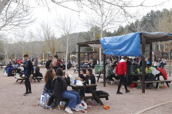 Pese a las nubes, ambientazo en la Fuente Cerrada