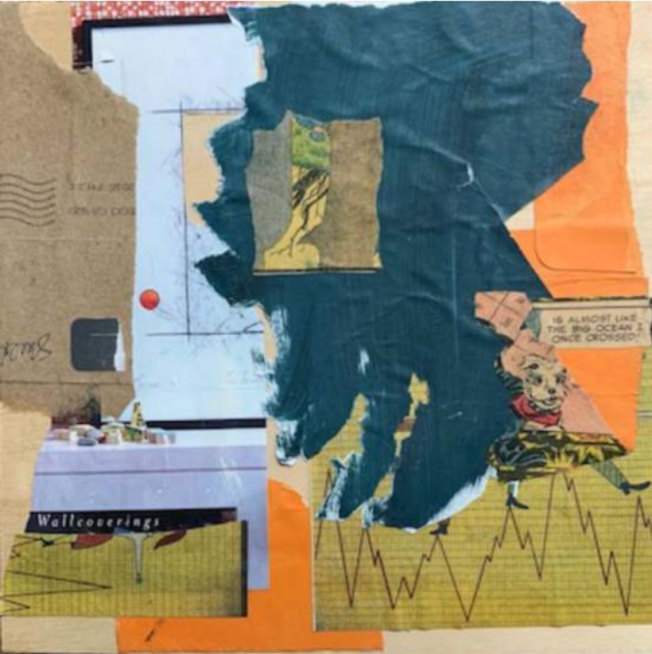 ‘Mixed news from Wall Street’, collage. Cree Scudder (Estados Unidos)