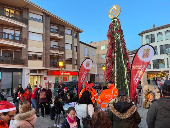 El ambiente navideño protagonizó la San Silvestre de Calamocha