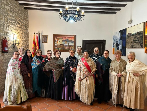 Las aguederas de Valdealgorfa, tras tomar posesión el sábado