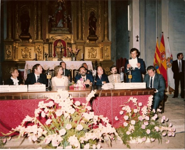 El acto institucional fue en la iglesia