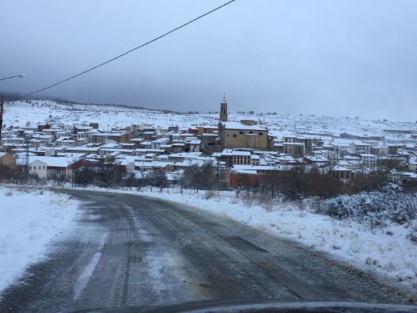 Orihuela del Tremedal, ayer por la mañana