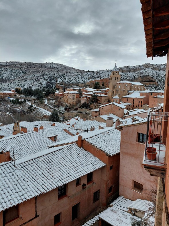 Albarracín nevado. F.S.M.
