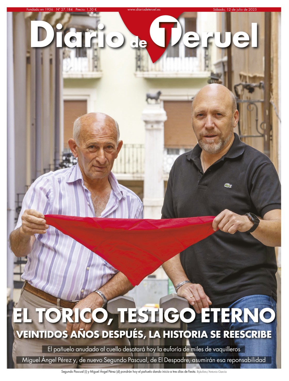 Portada Diario de Teruel